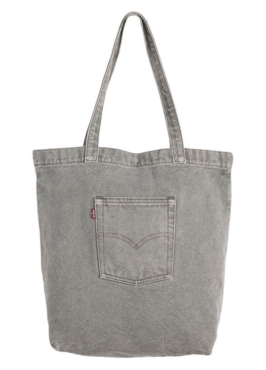 Дамска чанта Levi’s Tote Bag, деним памук, 16L, син