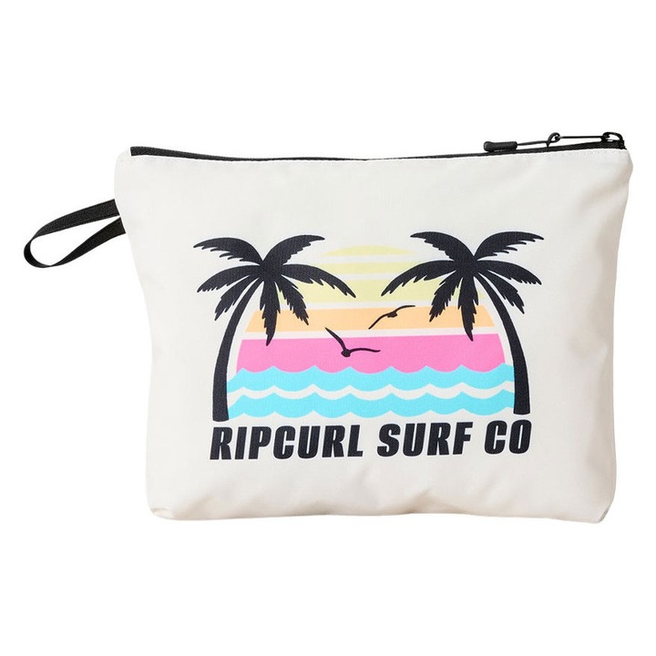 Rip Curl, 100% poliészter tasak/neszeszer fröccsenésálló anyaggal és vízálló belső béléssel, cipzár, Surf Series, Natural, 1.8 L, 30x20x5 cm