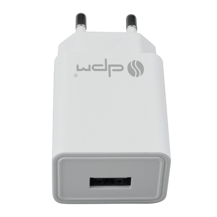 DPM CLT060 - 1 x USB зарядно, 1A, бял