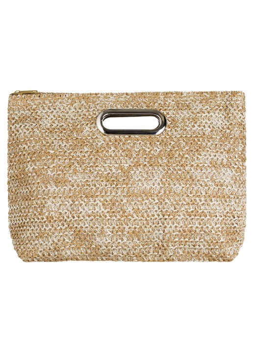 Ekru Női Nyári Kézitáska Fogantyúval 33x8.5x23cm