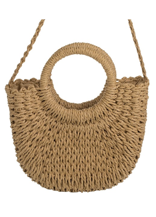 Bézs Nyári Crossbody Táska 23x7x18cm