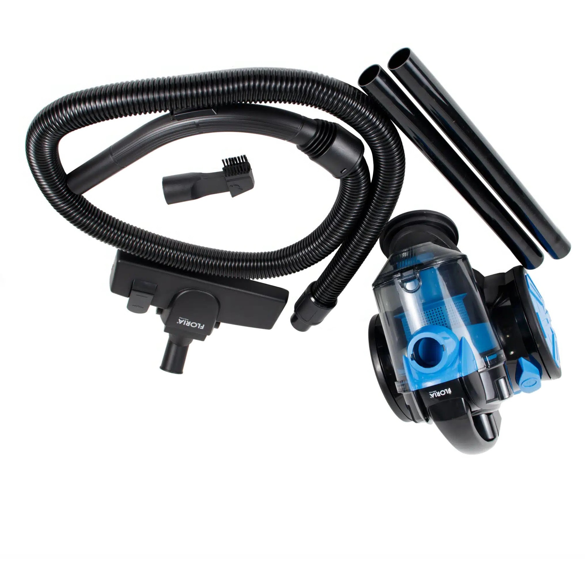 Aspirator Fara Sac, 700W, Filtru HEPA 13, Sistem Ciclonic si Furtun 360°, Bleu/Negru