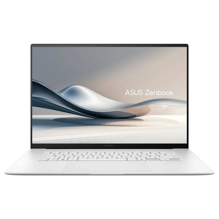 Laptop ASUS Zenbook S16 OLED 3K 16 inch AMD Ryzen AI 9 465 32GB 1TB SSD Windows 11 Pro White