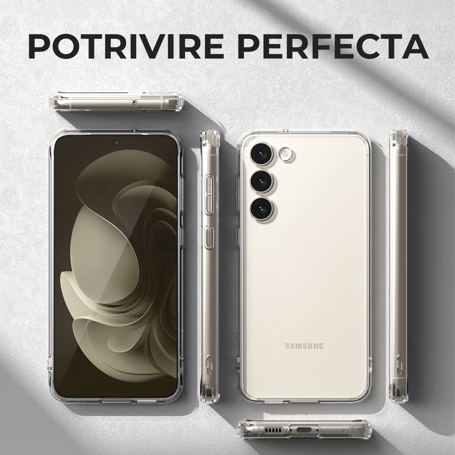 Husa pentru Oppo Find X9 Ultra DaDen, Ultra slim, Antisoc, Transparenta