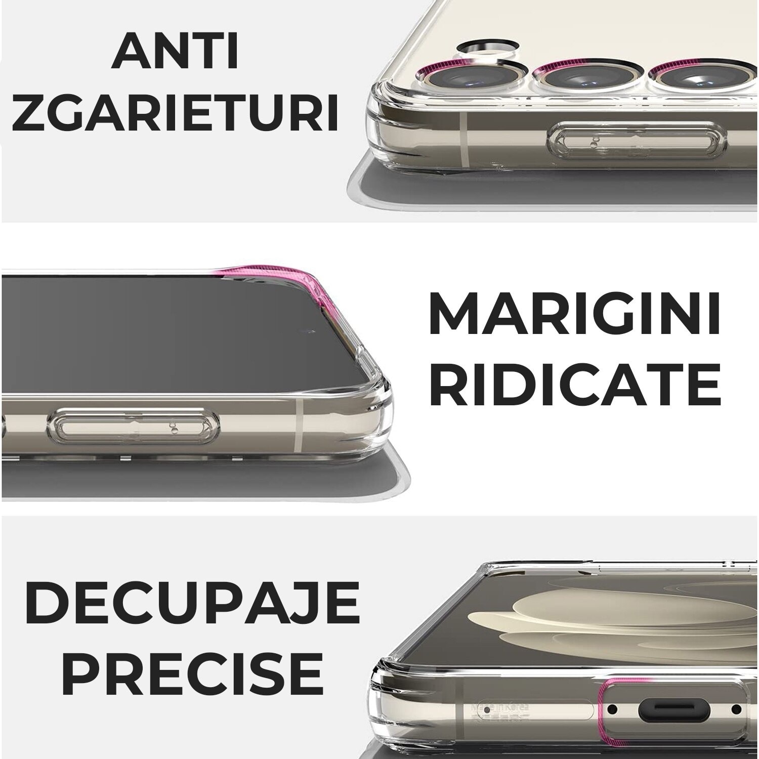 Husa pentru Oppo Find X9 Ultra DaDen, Ultra slim, Antisoc, Transparenta