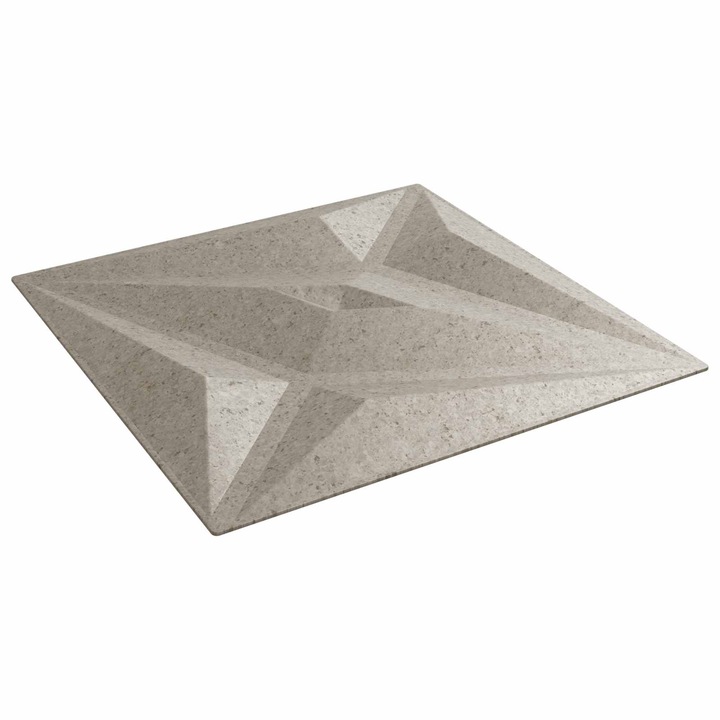 vidaXL Fali panelek 48 db 50 x 50 cm Csillag Beton XPS Hab 42046077