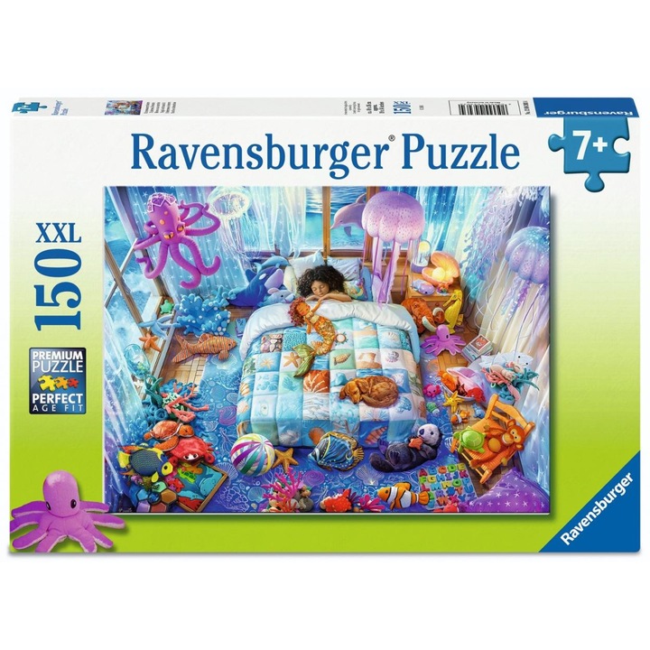 Puzzle Ravensburger Visuri subacvatice ilustratie detaliata, piese XXL, multicolor, 150 piese