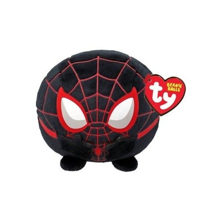TY Beanie Balls Marvel Miles Morales plüssjáték, gyűjtői plüss ablakos csomagolással, licencelt termék, Többszínű, 1 db