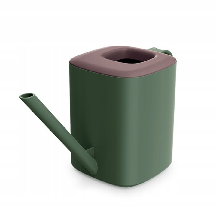 Prosperplast Tubi műanyag locsolókanna, zöld-barna, 1L, 24x14x10cm