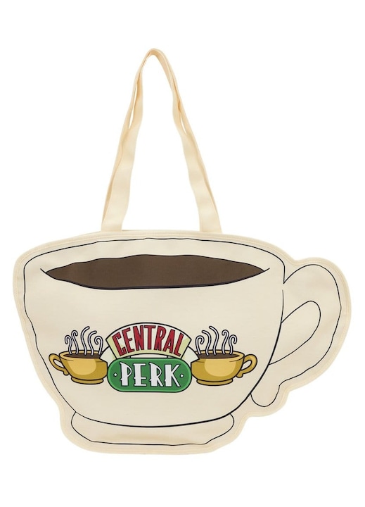 Loungefly, Текстилна чанта Friends с лиценз и принт Central Perk, Многоцветна
