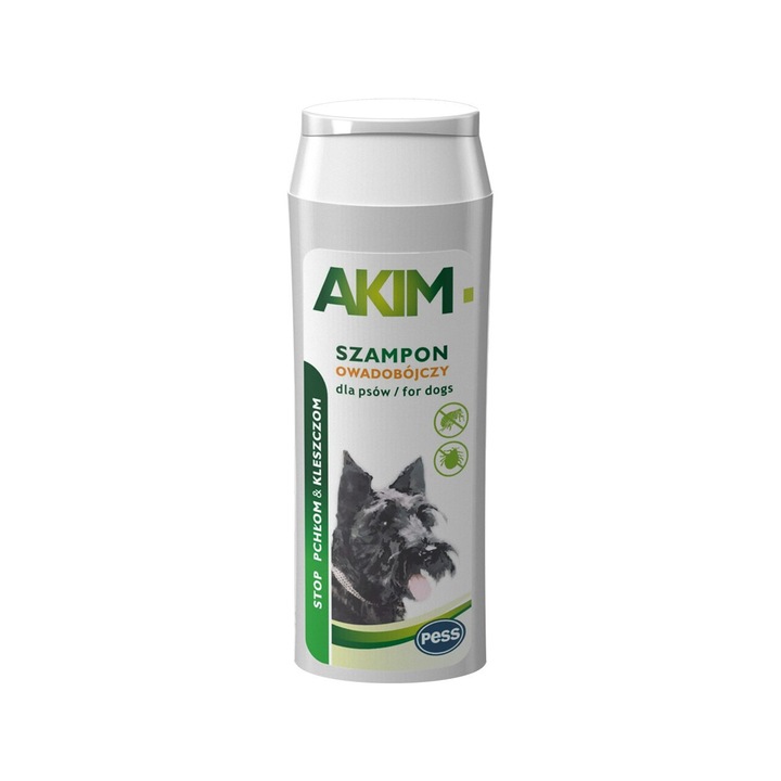 Sampon antiparazitar Pess Akim 200ml, ulei de cedru si grapefruit