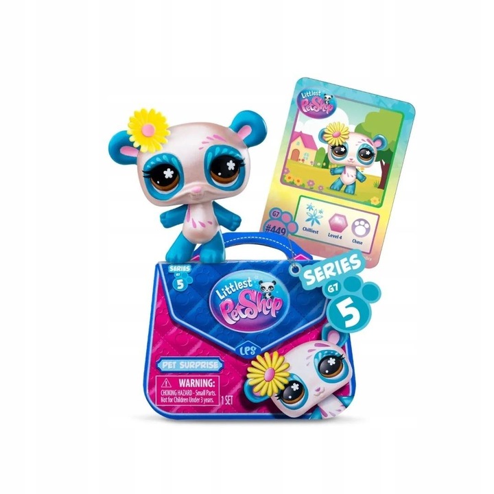 Фигурка изненада Littlest Pet Shop TM Toys многоцветен комплект с аксесоари