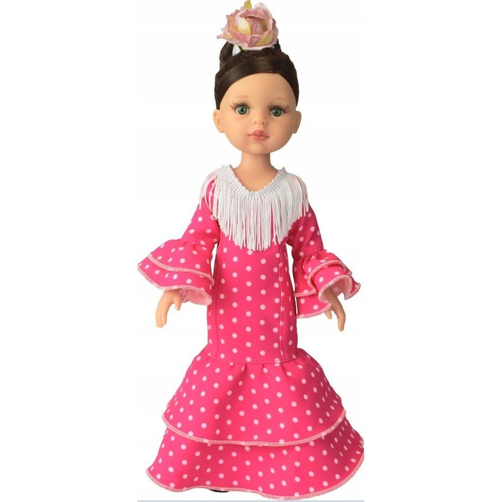 Paola Reina Carol Flamenca baba/figura, vinilból, licencelt termék, gyűjtői dobozzal, többszínű, 32 cm