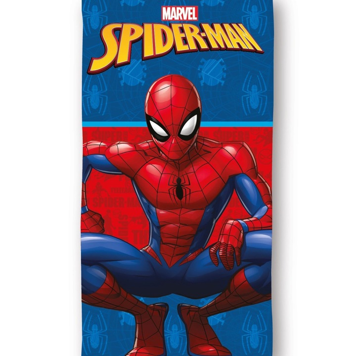 Prosop de baie Pókember Web Legends, prosop de plajă 70x140cm (Uscare Rapidă)