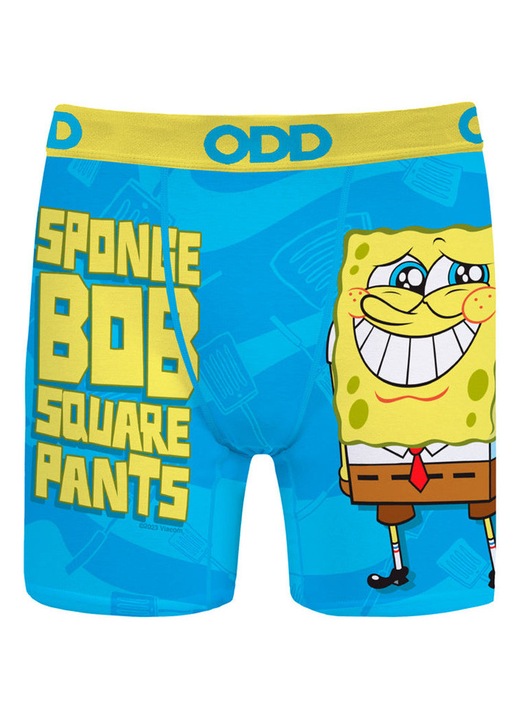 Férfi boxeralsó, ODD SOX, Spongyabob, többszínű, pamut, M INTL