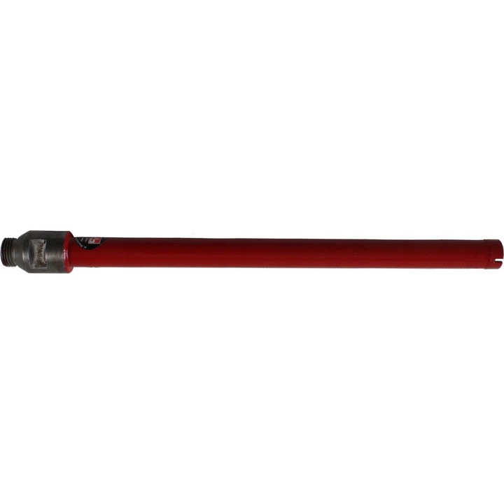 Praxer gyémánt korona 20x450 mm, koronafúró, 10 mm-es gyémánt szegmensekkel, 1 1/4 UNC befogás, betonhoz, nedves vágáshoz, Piros