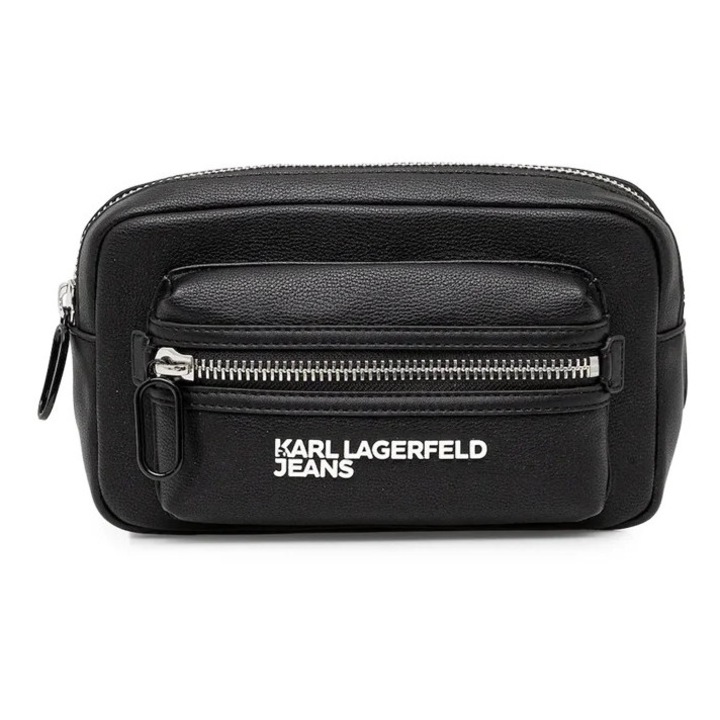 Karl Lagerfeld Jeans A4M30317 fekete műbőr övtáska 22 x 14 x 5 cm