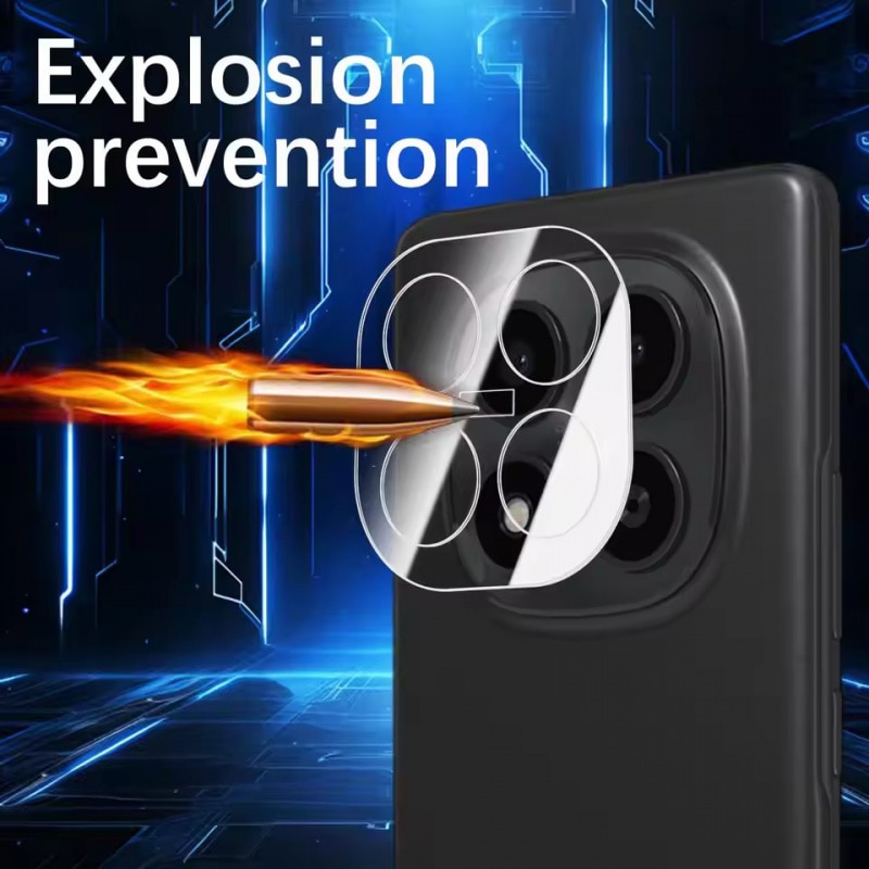 Folie protectie camera compatibila cu Xiaomi Redmi Note 15 Pro, sticla securizata, transparenta, 0.33mm, set 2 bucati