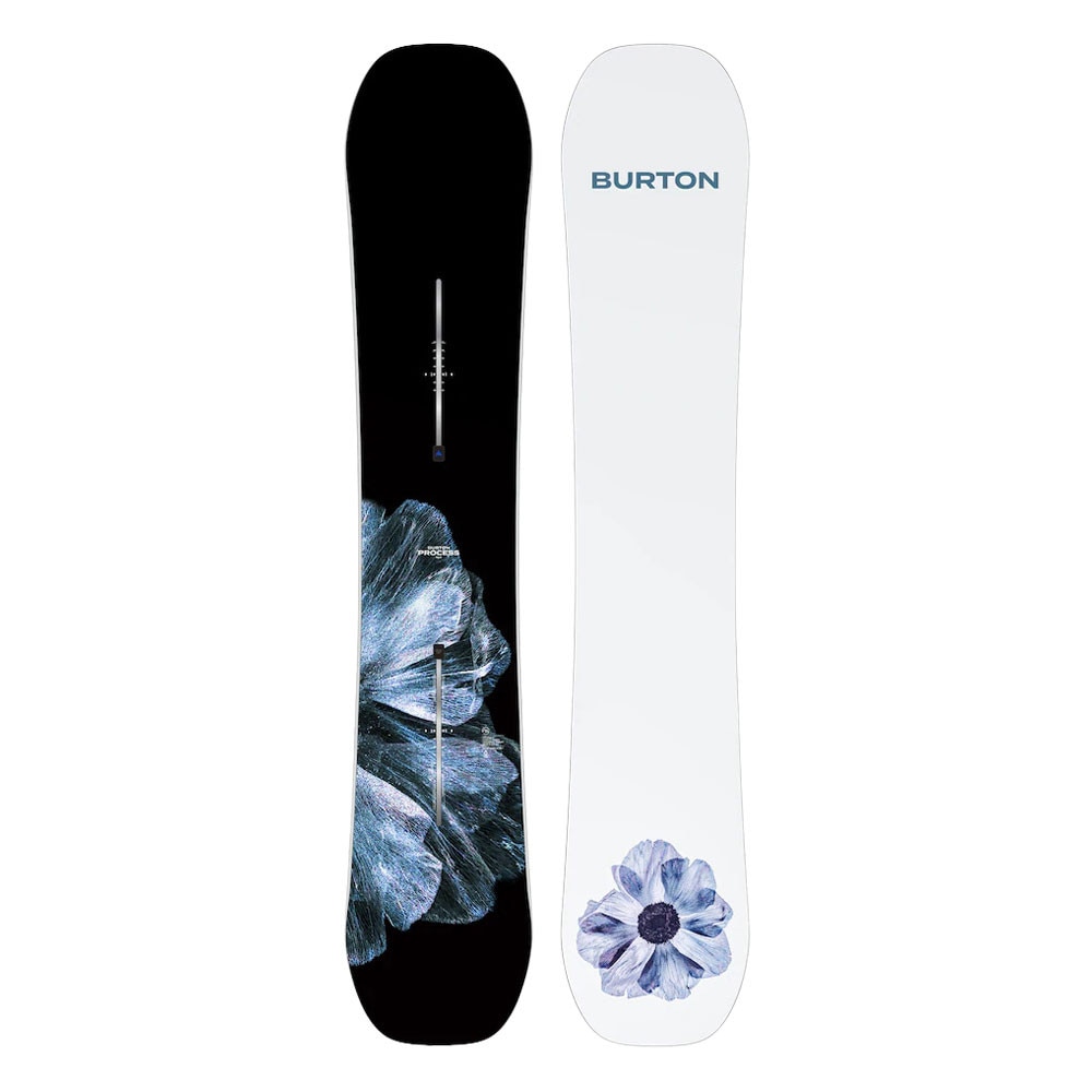 Placa snowboard Burton Process, freestyle, all-mountain, negru