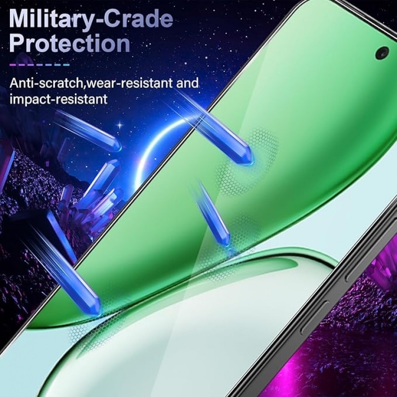 Set folii protectie ecran si lentile camera compatibile cu Honor Magic 8 Lite / Magic8 Lite 5G, sticla securizata 9H, 0.33 mm, HD claritate, Transparent, 2 x folie ecran, 2 x folie camera