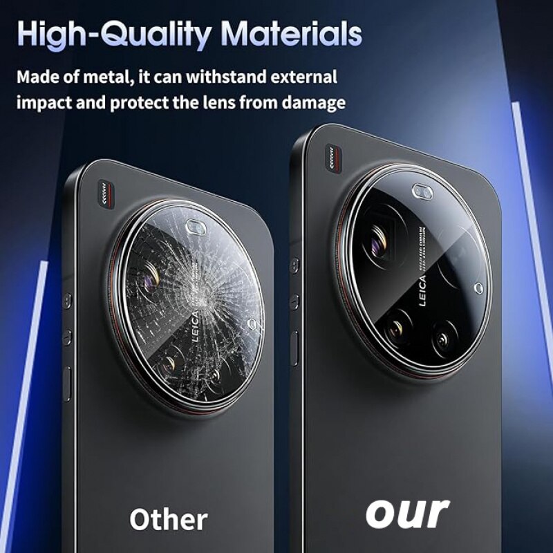 Folie protectie camera compatibila cu Xiaomi Mi 17 Ultra 5G, sticla securizata, transparenta, 0.33mm, set 2 bucati
