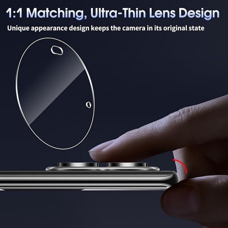 Folie protectie camera compatibila cu Xiaomi Mi 17 Ultra 5G, sticla securizata, transparenta, 0.33mm, set 2 bucati