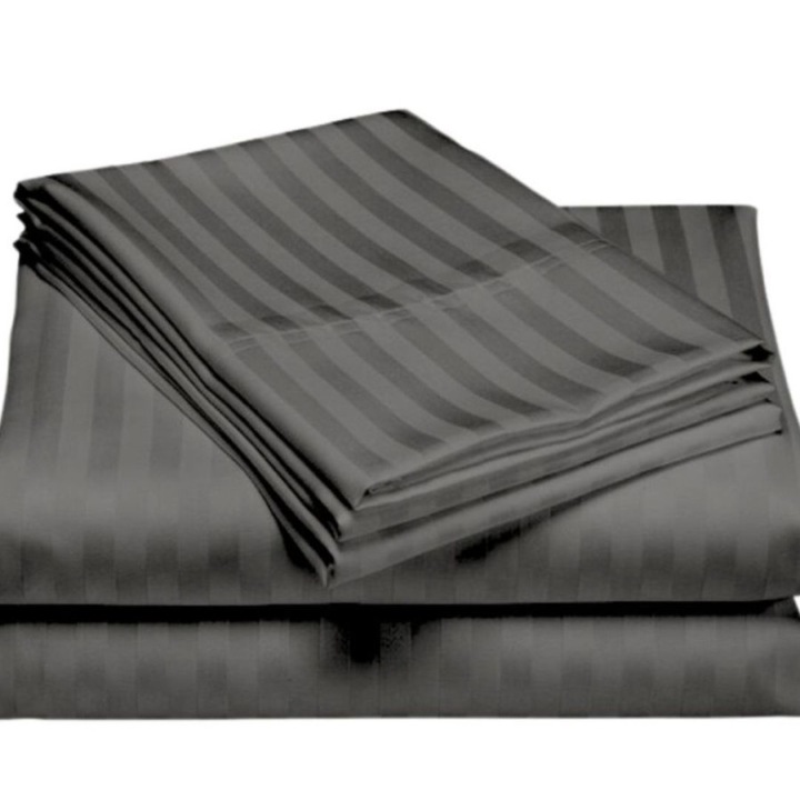 Damaszk paplanhuzat, 100% pamut, 160x220 cm, Különleges Ágyneműk, Antracitszürke
