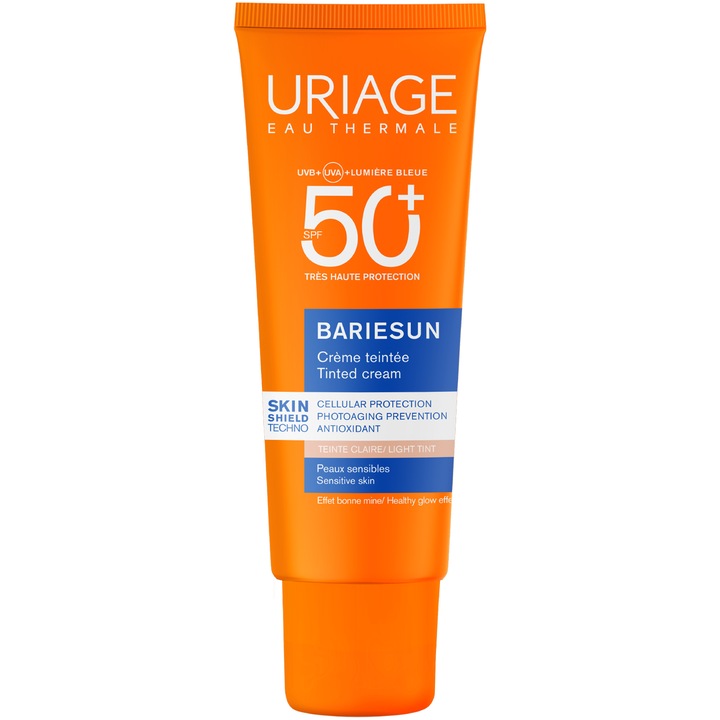 Crema colorata Uriage Bariesun Fair protectie solara SPF50+, 50 ml