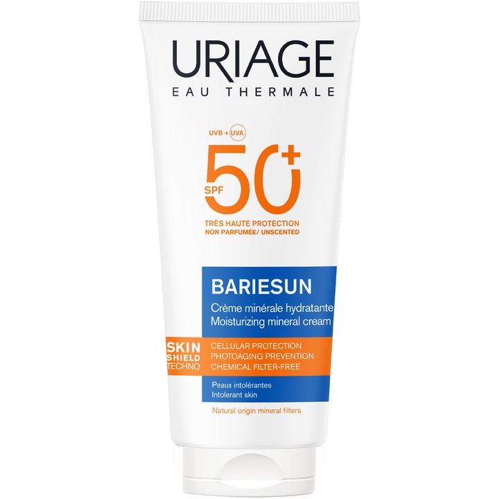 Crema minerala protectie solara SPF50+ Uriage Bariesun, 100 ml