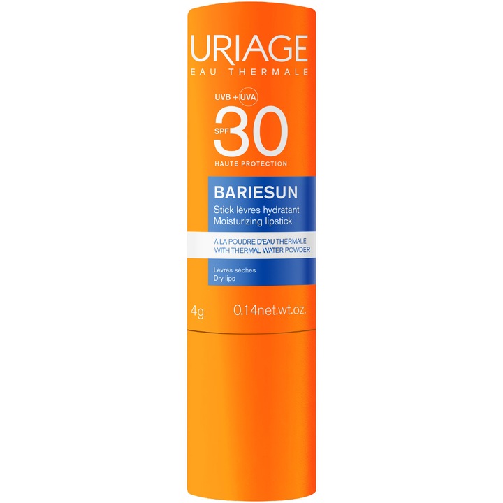 Stick protectie solara buze SPF30 Uriage Bariesun, 4g