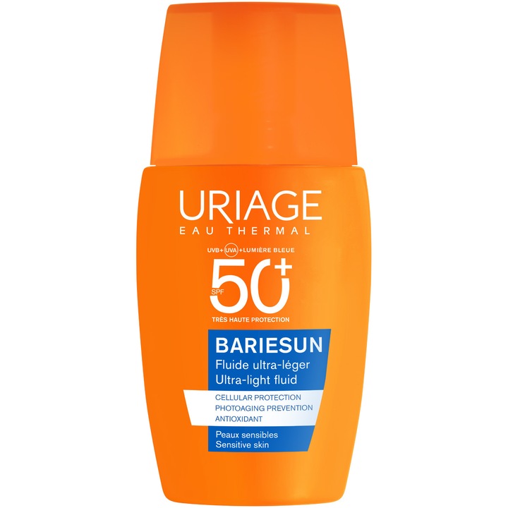 Fluid lejer Baresun Uriage protectie solara SPF50+, 30 ml