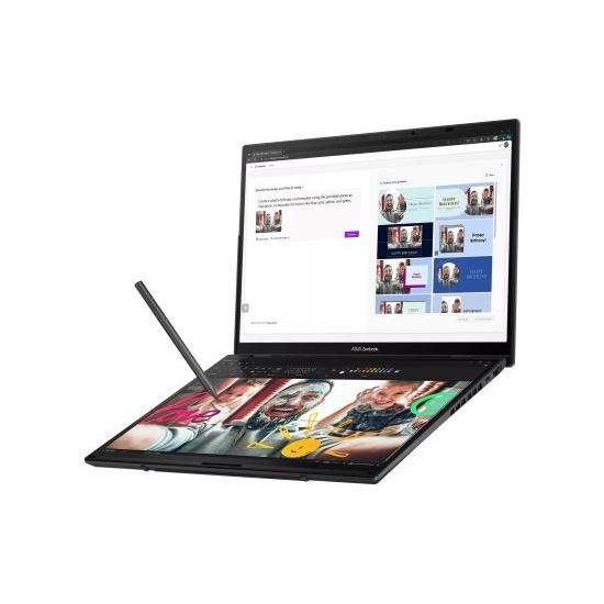 Laptop ASUS Zenbook Duo WUXGA 14 inch Intel Core Ultra 7 255H 16GB 1TB SSD Windows 11 Home Inkwell Gray