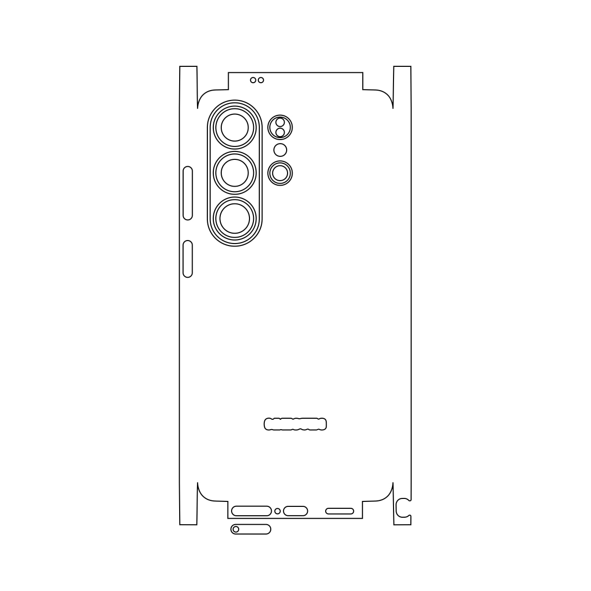 Folie iSkinz pentru Samsung Galaxy S26 Ultra - Piele Alba, 360 Cut, Skin Adeziv, Protectie Carcasa Spate si Laterale