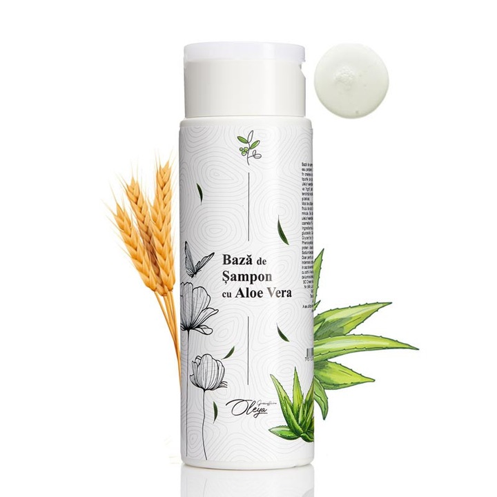 Baza de sampon cu Proteina de Grau si Aloe Vera