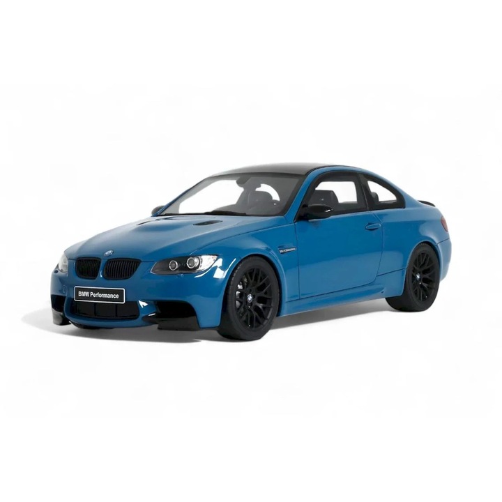 Macheta auto BMW M3 (E92) Laguna Seca Blue 2007 1:18 GT Spirit