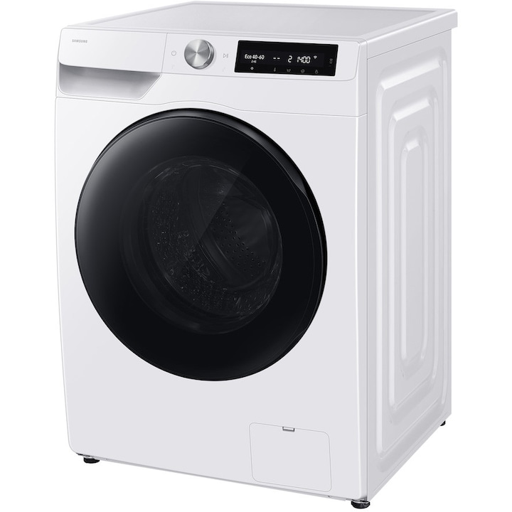 Masina de spalat rufe cu uscator Samsung WD10HG6U34BEU4, Spalare 10 kg, Uscare 6 kg, 1400 rpm, Clasa A Spalare, Clasa D Spalare + Uscare, AI EcoBubble, Bubble Soak, AI Control, WiFi, Alb