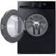 Masina de spalat rufe cu uscator Samsung WD90HG5U34BBLE, spalare 9 kg, Uscare 6 kg, Clasa A Spalare, Clasa D Spalare + Uscare, AI EcoBubble, AI Energy, Bubble Shot, Hygiene Steam, Negru