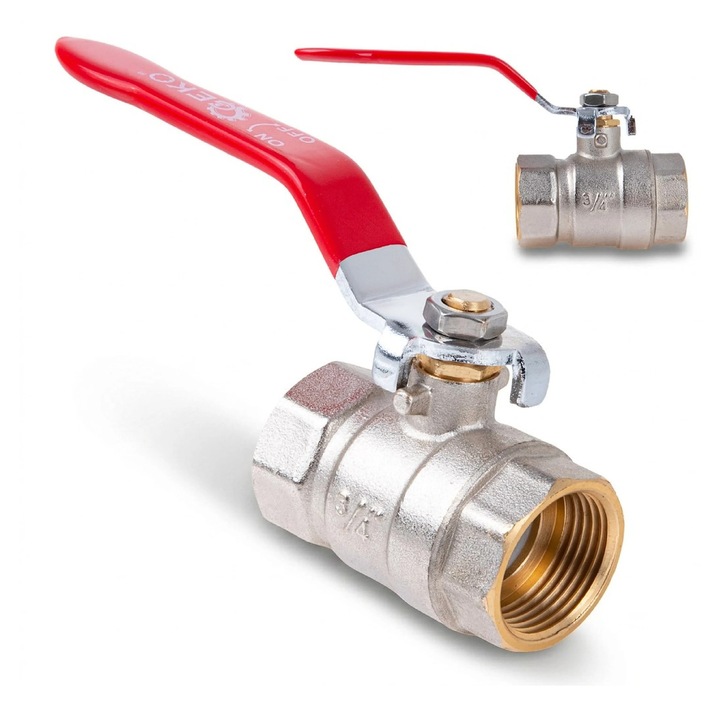 Golyóscsap 3/4" WW DN20 tömítéssel, Geko G70227