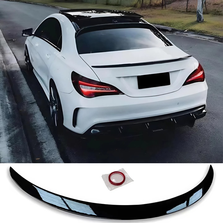 BenZ CLA W117 2013-2019 Hátsó Légterelő Fényes Fekete AutoVision