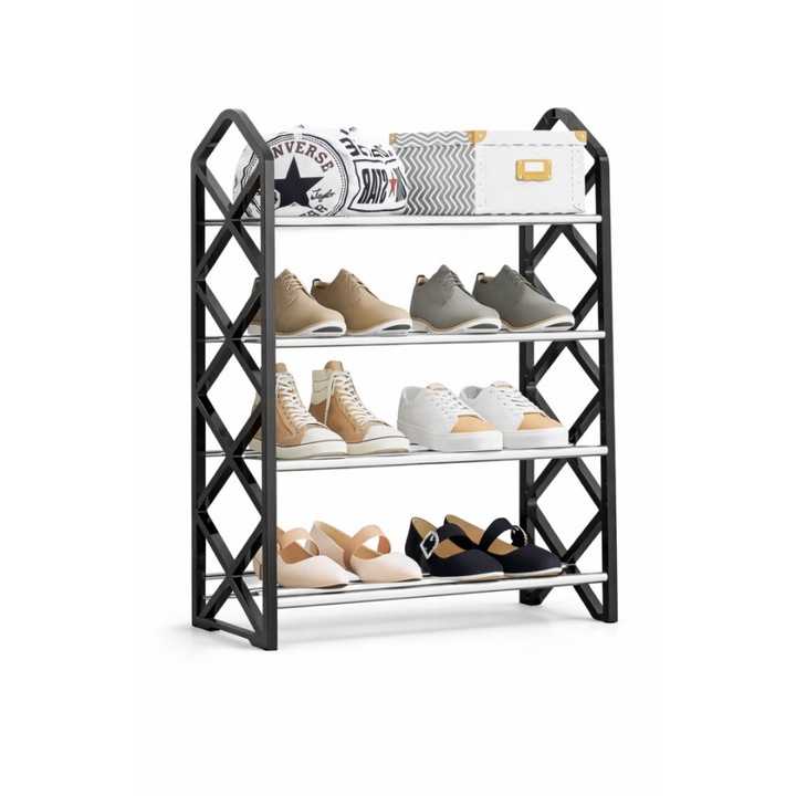 Pantofar Heinner, 4 nivele, culoare unică