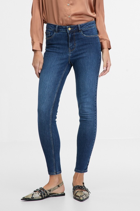 Orsay, Blugi crop skinny, Bleumarin