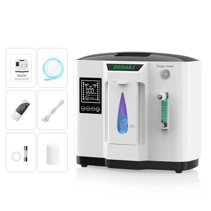 Concentrator de oxigen DEDAKJ DE-1A, Capacitate 1-7L/min