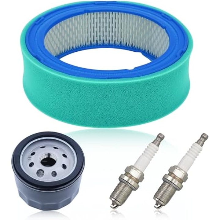 Set filtru aer si ulei, bujii pentru masina de tuns gazon, multicolor, universal