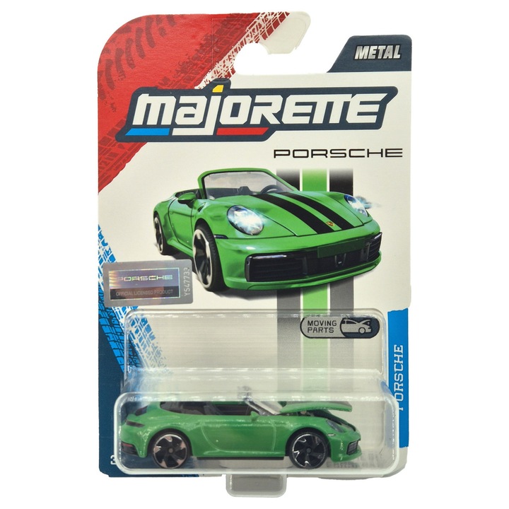 Porsche 911 Carrera S - zöld - Porsche Premium - Majorette - 1:64