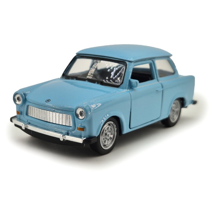 Trabant 601 - kék - Welly - 1:34