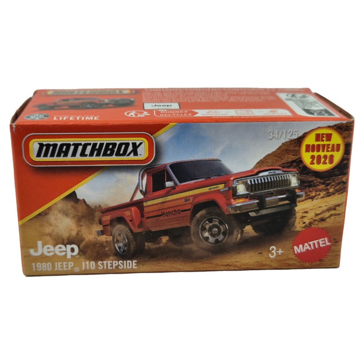 Jeep J10 Stepside (1980) - 34/125 - Matchbox - 1:64