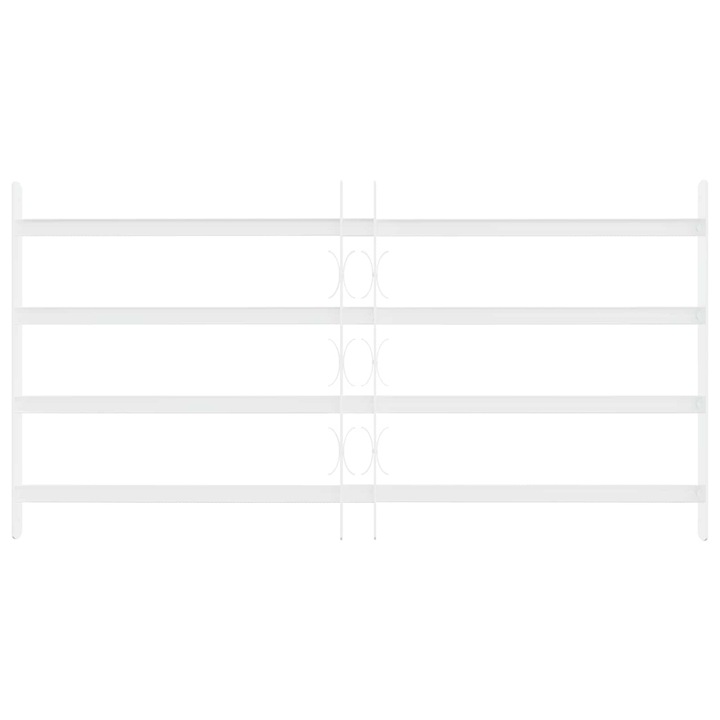 vidaXL Ablakok biztonsági rács 4 keresztlécsel 63-114 cm 42031298