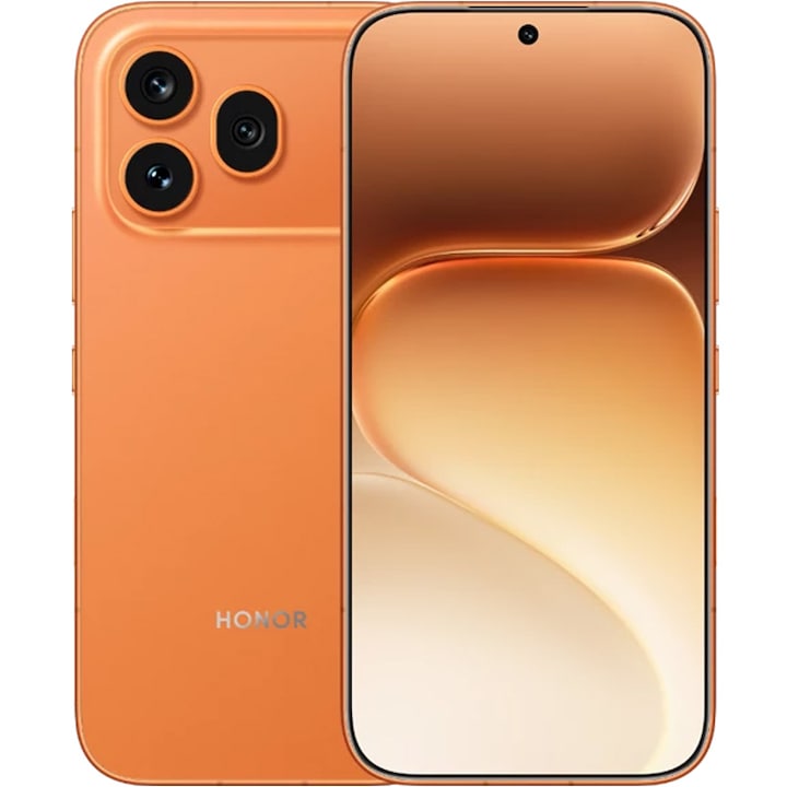 Мобилен телефон Honor 600 Pro, 12GB RAM, 512GB, 5G, Orange