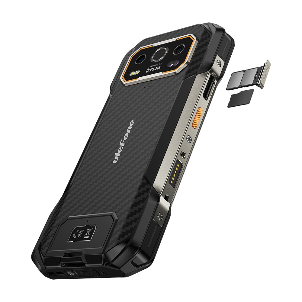 Telefon mobil Ulefone Armor 27T Thermal by FLIR, 4G, Dual SIM, 6.78" 120Hz, Helio G99, 12GB RAM, 256GB, NFC, IP68 / IP69K, Android 15