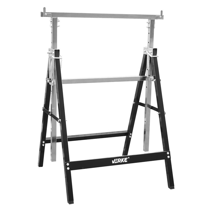 Banc de lucru reglabil, VERKE, 79-130cm, metal, capacitate 150kg